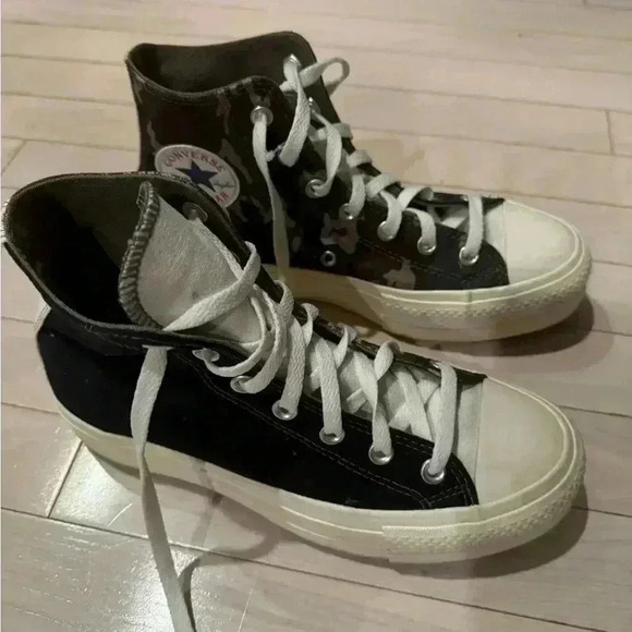 Custom Chuck Taylor All Star Lift Platform Camouflage - Picture 2 of 6